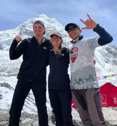 Scott Lehmann And Shayna Unger On Mt Everest 1