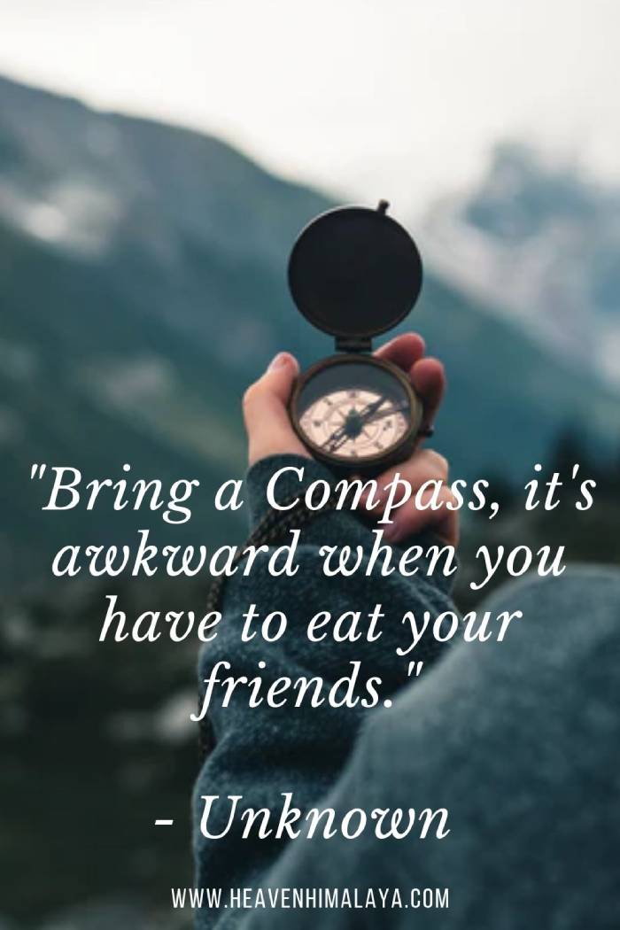 Funny Hiking Quote Heavenhimalaya