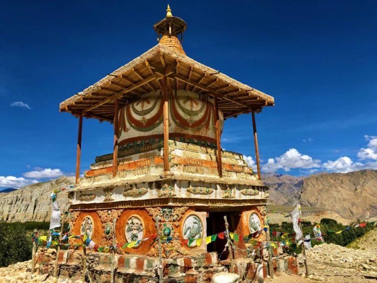 A Buddhist Monument In Upper Mustang 768x576