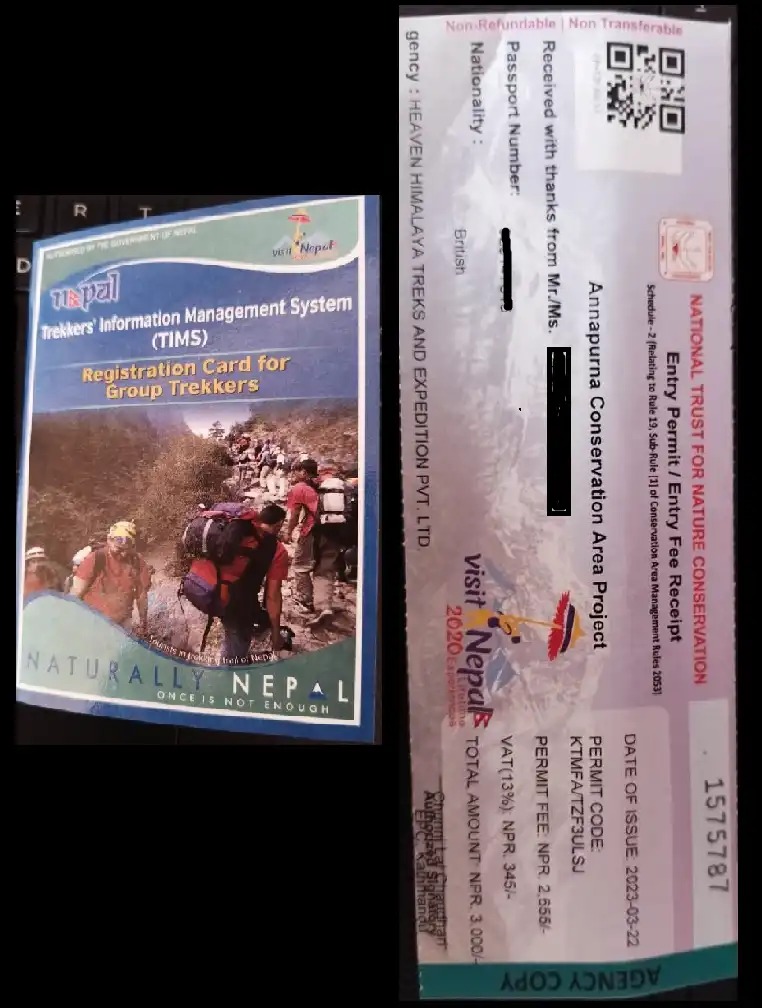 Annapurna Trekking Permits