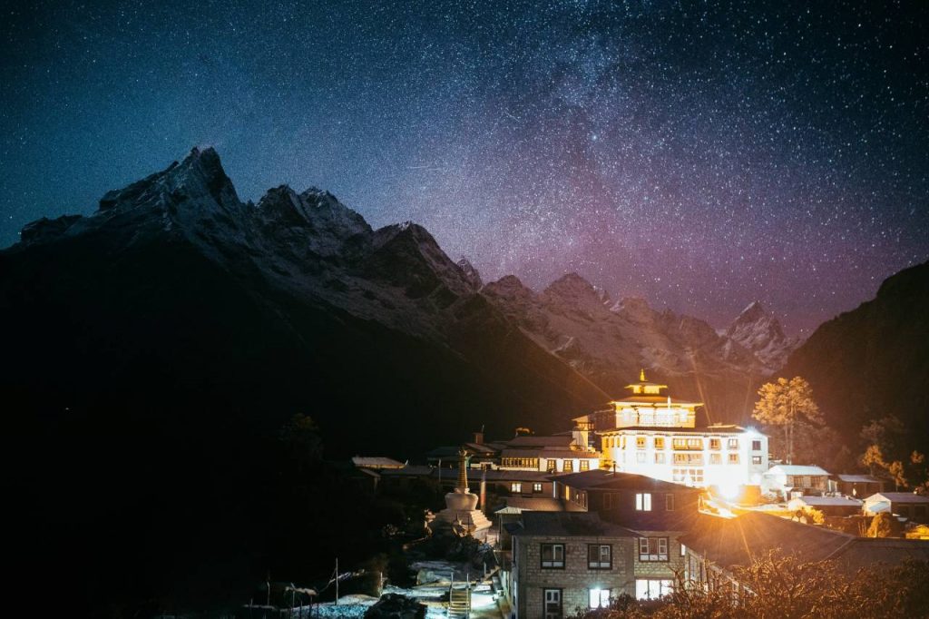 Tengboche During Night Heavenhimalaya 1024x682