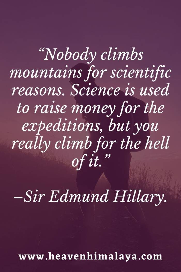 Edmund Hillary Sayings 1